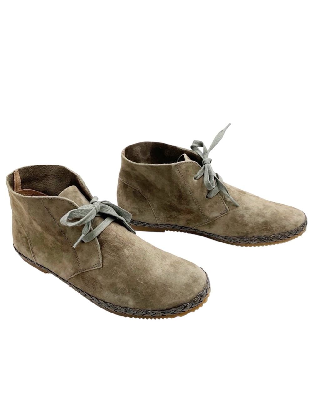 {Aetrex} Addison Suede Lace-Up Sneaker Booties